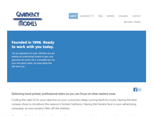 Tablet Screenshot of gramercymodelsnyc.com